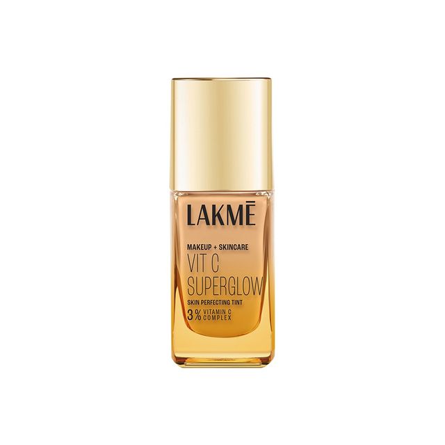 Lakme Makeup+Skincare VitC Superglow Skin Perfecting Tint Warm Crème W120