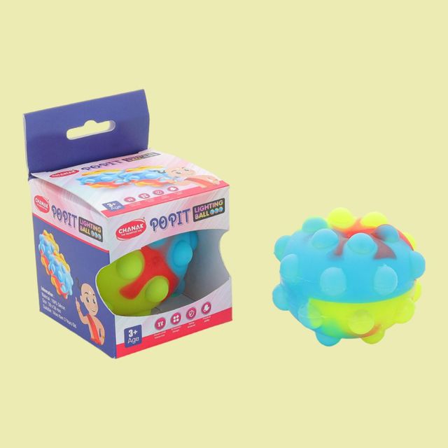 Aditi Toys Pop It Ball With LED Light Bubble