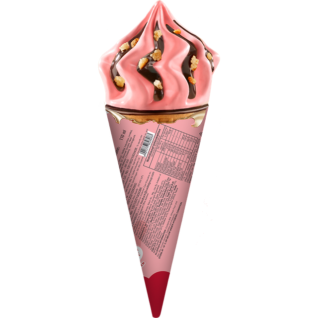 Vadilal Strawberry Swirl Cake Flingo Ice Cream Cone