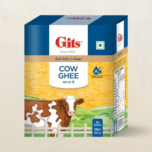 Gits Cow Ghee Carton