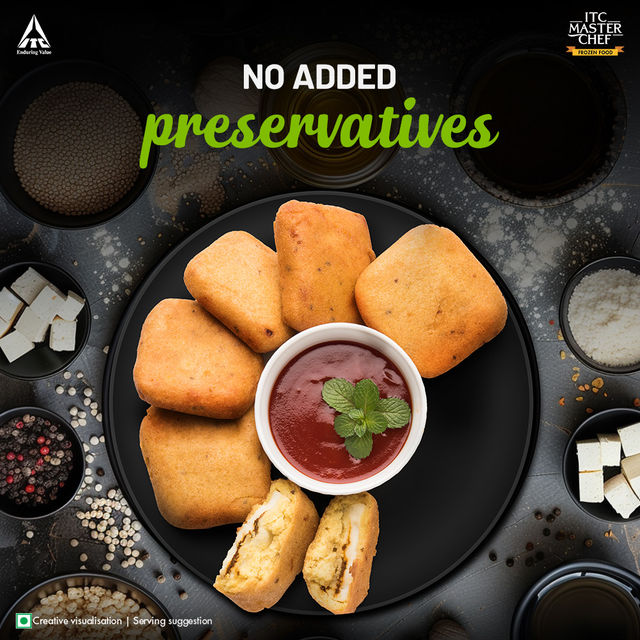 ITC Master Chef Paneer Pakoda | High in Protein | No Added Preservatives | 13 pieces