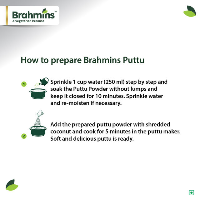 Brahmins Extra Rosted Puttu Powder