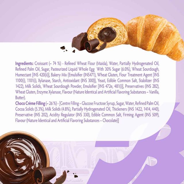 Bauli Moonfils Croissants Choco Cream (Egg) 45 g Combo