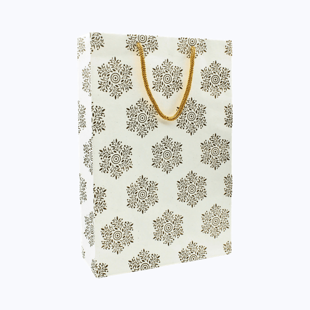 Se7En Printed Paper Bag | Size- 8 X 12 X 3 Inch (Colour May Vary)