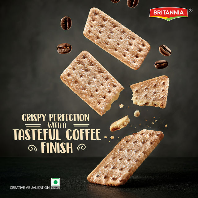 Britannia Biscafe | Refreshing Super Thin Coffee Cracker