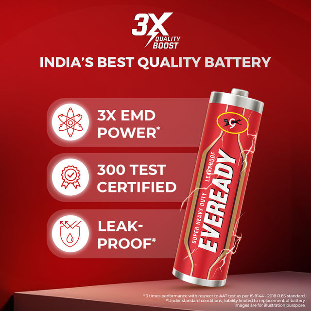 Eveready Carbon Zinc AA Battery 10 pc Combo