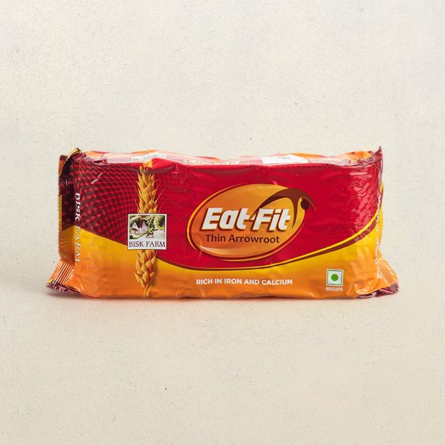 Biskfarm Fit Thin Arrowroot Flavoured Biscuits | Artificial Colour-free
