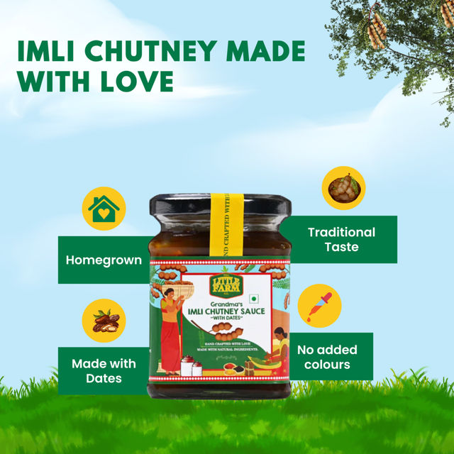 The Little Farm Co. Imli Sauce | Chutney with Dates