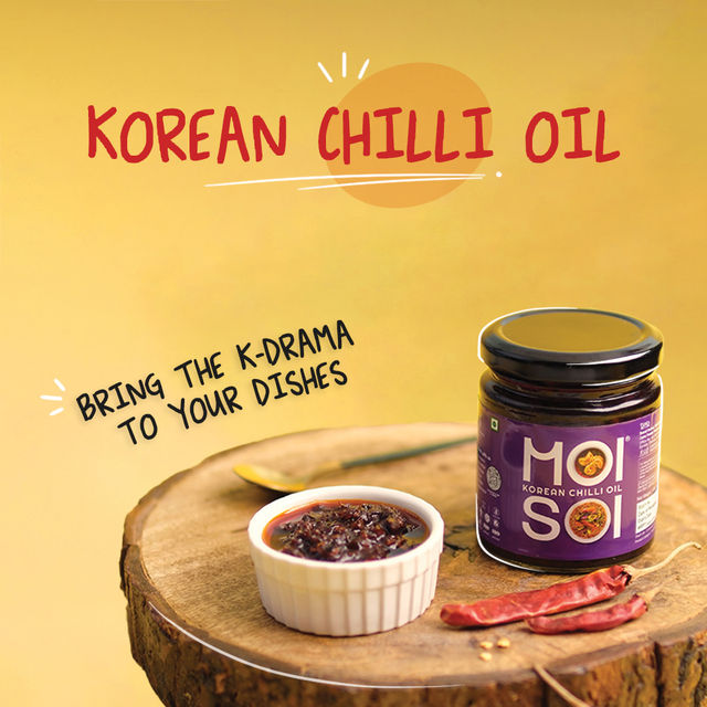 MOI SOI Korean Chilli Oil - Vegan, Used As Spread, Marinade & Dip