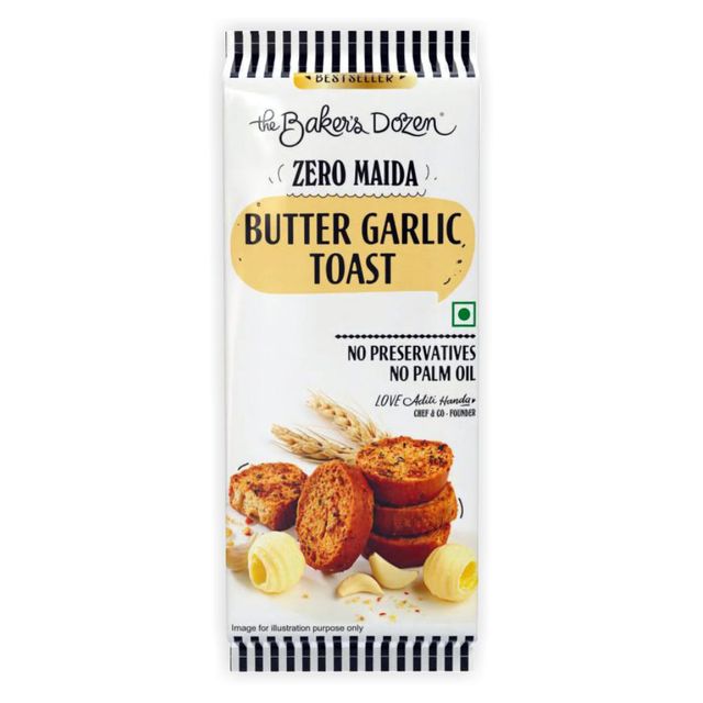 Banana Walnut Cake(150gms) & Butter Garlic Toast(90gms) Combo