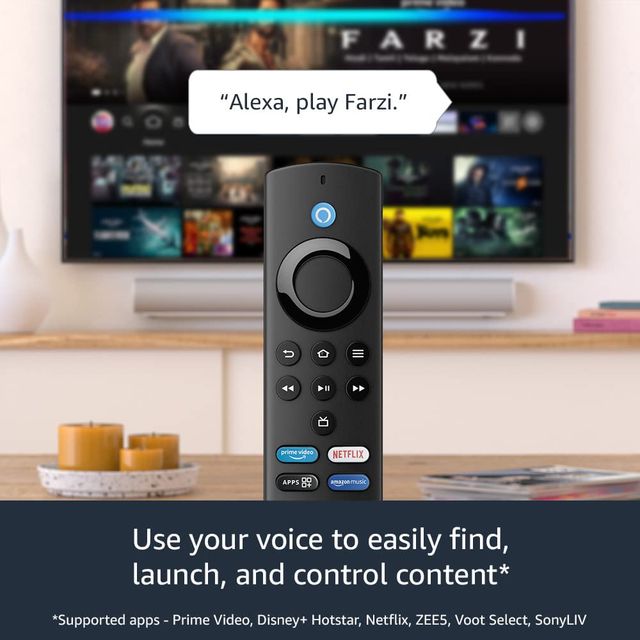 Amazon Fire TV Stick Lite With All-New Alexa Voice Remote Lite (No TV controls),HD streaming device