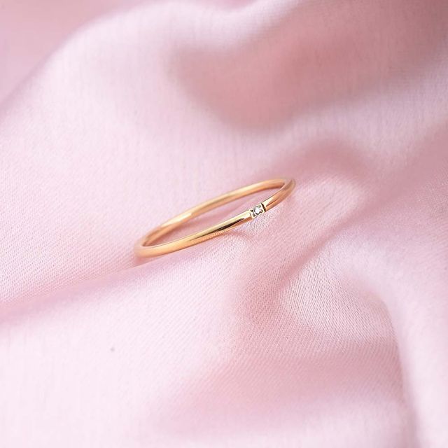 Palmonas Smooth Thin Stacking Ring