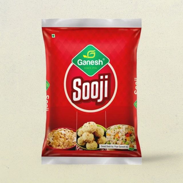 Ganesh Sooji Pouch(500 gms), Ganesh Chana Besan Pouch(500 gms) & Ganesh Maida Pouch(500 gms) Combo