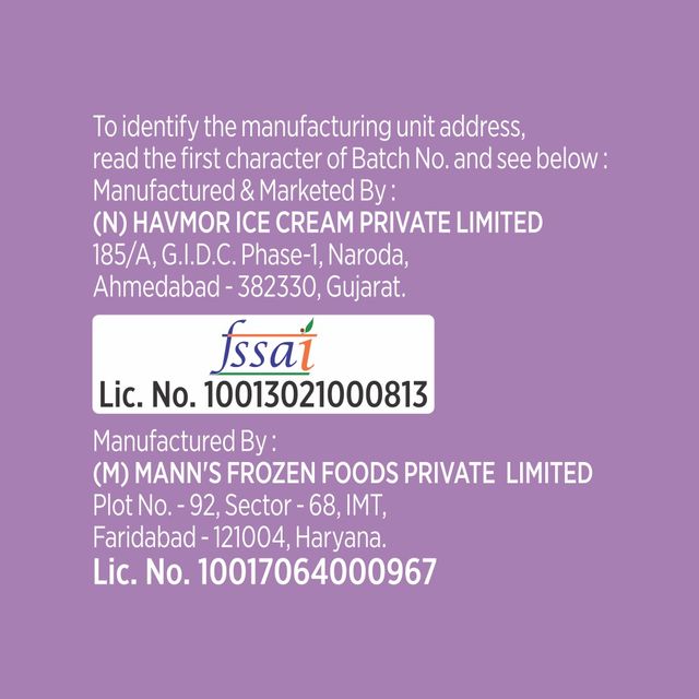 Havmor Rajwadi Kulfi Falooda 750 ml Combo