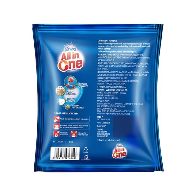 Enzo All In One Detergent Powder