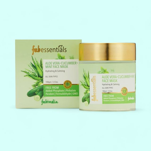 Fabessentials Aloe Vera Cucumber Mint Face Mask