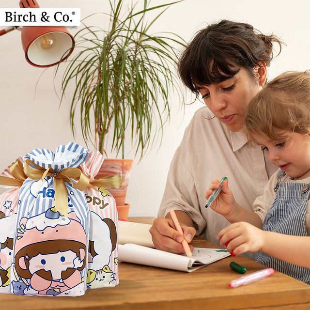 Birch & Co. Large Goody Bags - Stripes Pack of 50