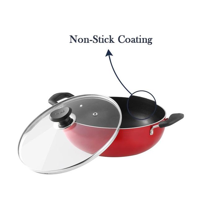 Vinod Inducto Deep Kadahi With Lid (24 Cm)