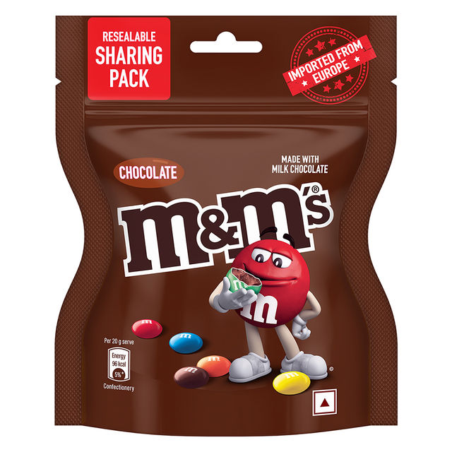m&m's Milk Chocolate Candies Resealable Sharing Pack
