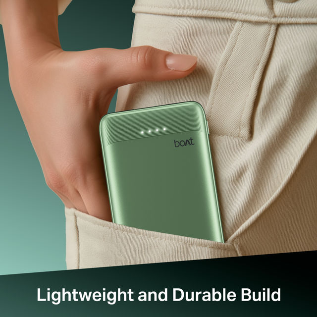 boAt EnergyShroom PB300 Activ Powerbank | Mint Green