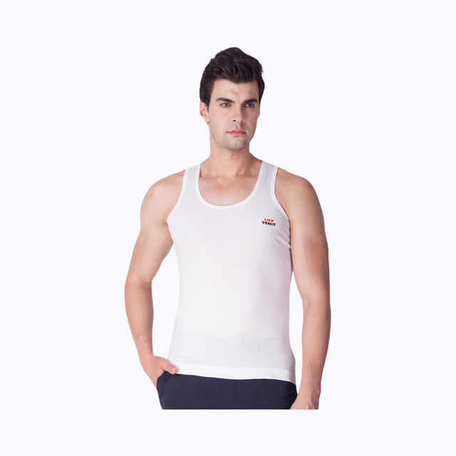 Lux Venus 100% Cotton Men's Vest - 95 cm | Provides An Unmatched Comfort
