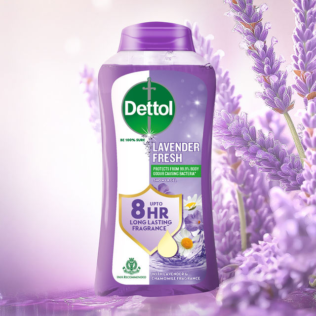 Dettol Body Wash and Shower Gel for Women and Men | Lavender Fresh