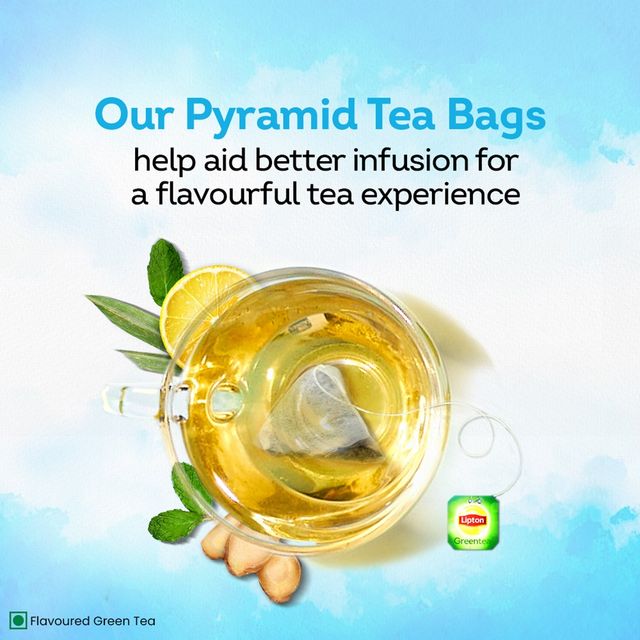 Lipton Spearmint Green Tea with Lemongrass And Ginseng