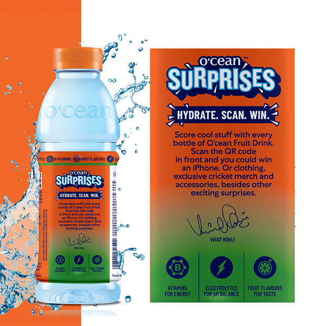 O'cean Beverages Orange and Lime Flavoured Water