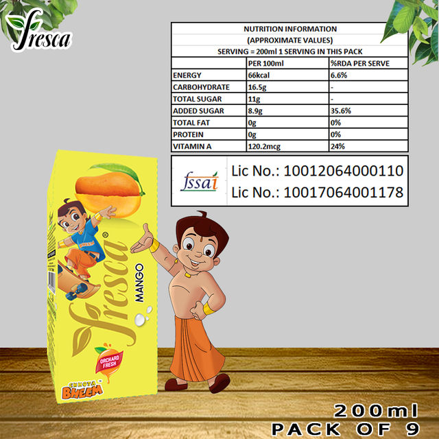 Fresca Mango Drink