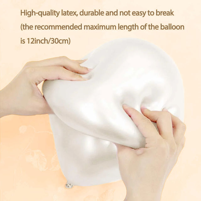 Let's Vybe Balloons White