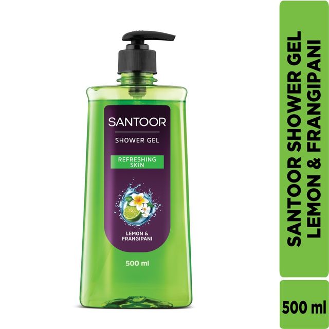 Santoor Shower Gel Lemon And Frangipani