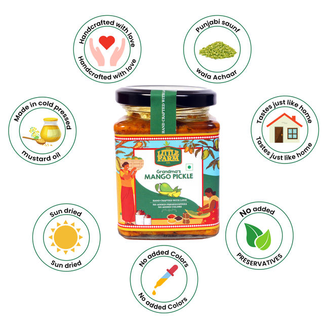 Tlfc Mango Pickle(250gms) & Mtr Seviyan Upma(160gms) Combo
