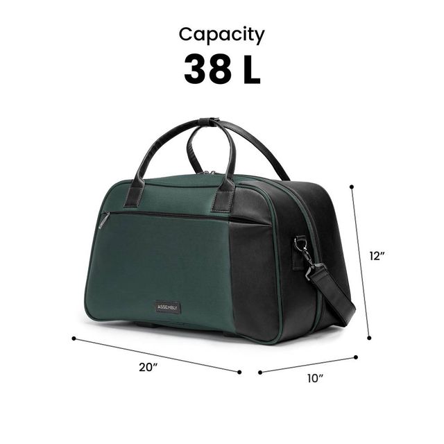 Assembly Verve Duffle Travel Bag | Water Resistant - Green