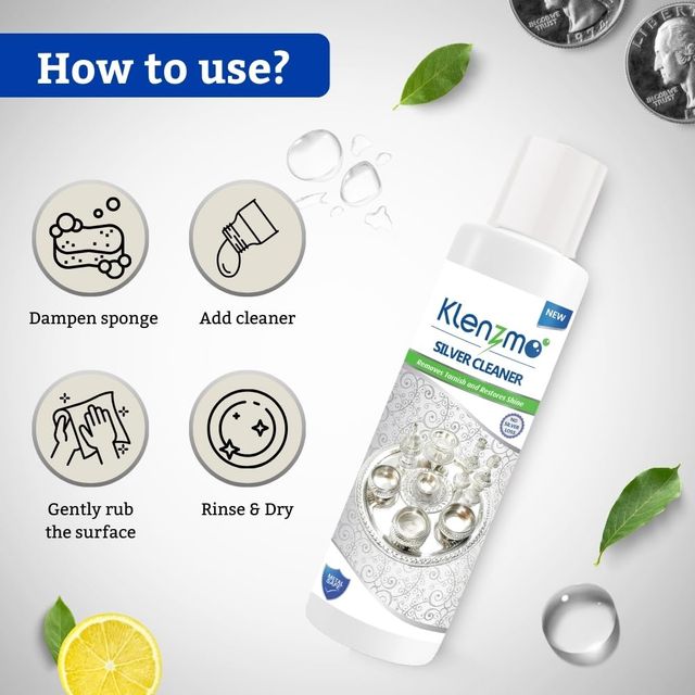 Klenzmo Chimney Cleaner And Kitchen Degreaser (400ml) & Klenzmo Silver Cleaner (250ml) Combo