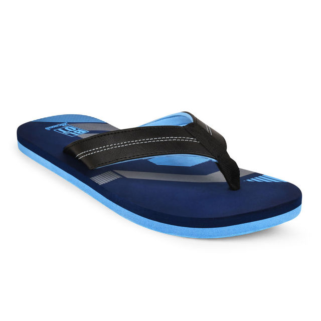 Paragon Men Printed Lightweight Rubber Thong Flipflops | Blue | UK 8