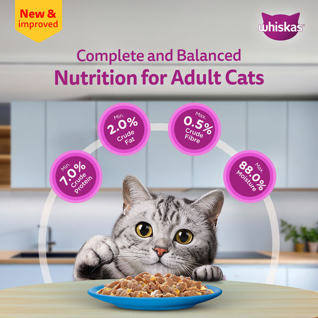 Whiskas Adult Tuna in Jelly Wet Cat Food