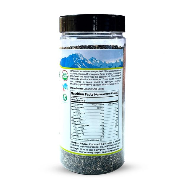 Just Organik Organic Chia Seeds