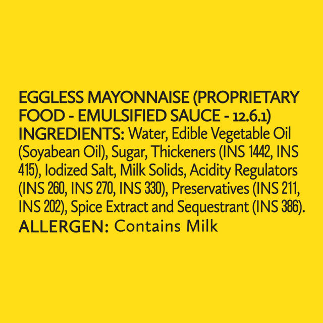 Del Monte Eggless Mayo
