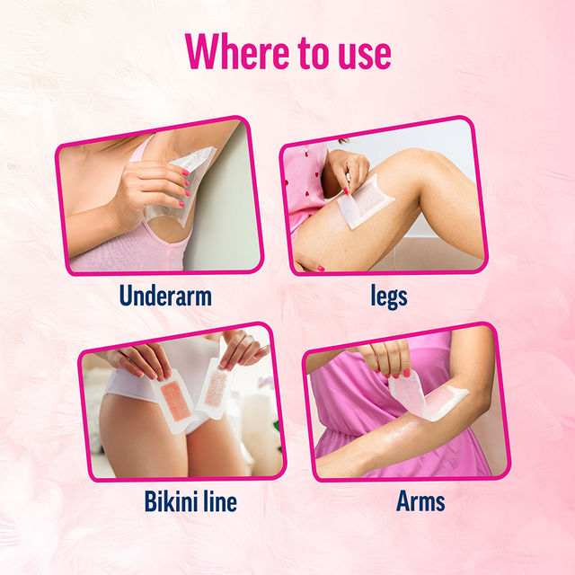 Veet Professional Waxing Strips Kit For Sensitive Skin | 20 Strips