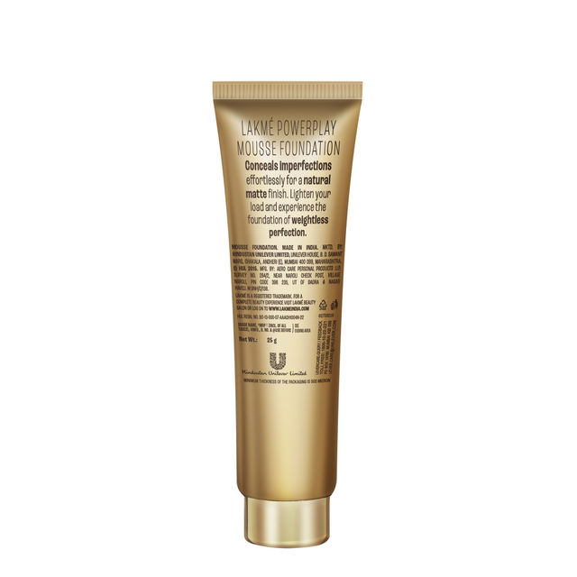 Lakme 9 To 5 Weightless Mousse Foundation | Beige | Vanilla