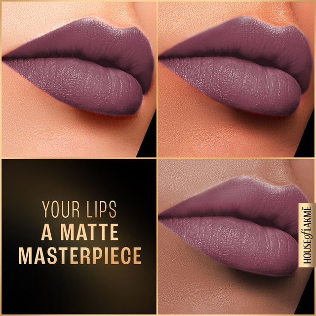 Lakme Forever Matte Liquid Lip, 16hr Lipstick, Lightweight & transferproof - Mauve Ecstasy