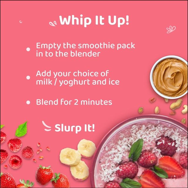 Pluckk Healthy & Lactose Free Berry Smoothie | Serves 1