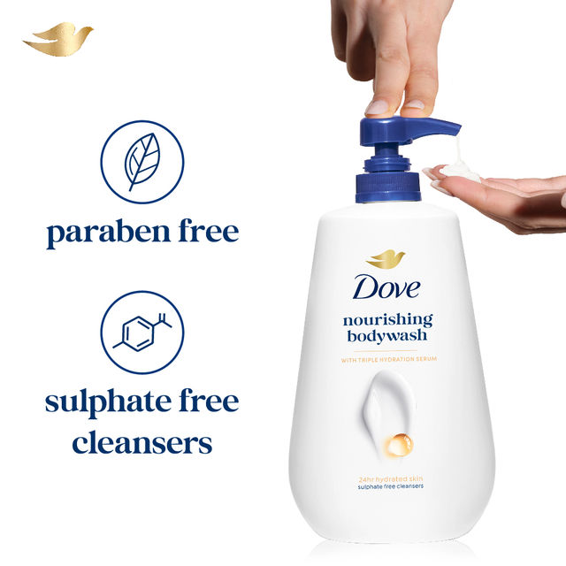 Dove Deep Moisture Body Wash (800ml) & Yardley London Gentleman Classic Body Deodorant For Men With Fresh Woody Fougere Notes (150ml) Combo