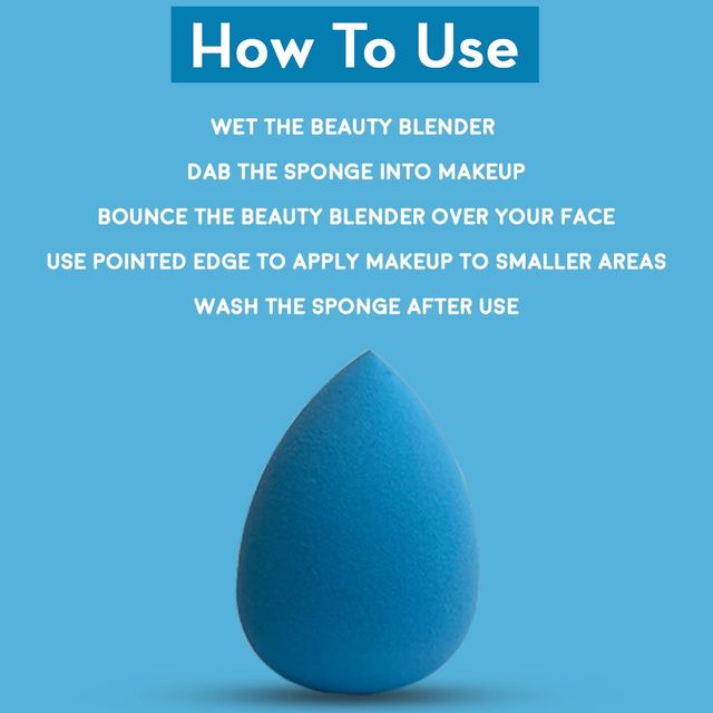 Jaquline USA Regular Beauty Blender Blue