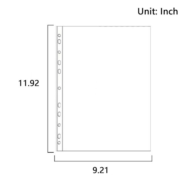 Transparent A4 Size Document Sleeves