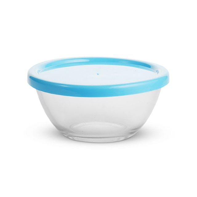 Glass Ideas Lorenzo Bowl Set With Lid (400 Ml)