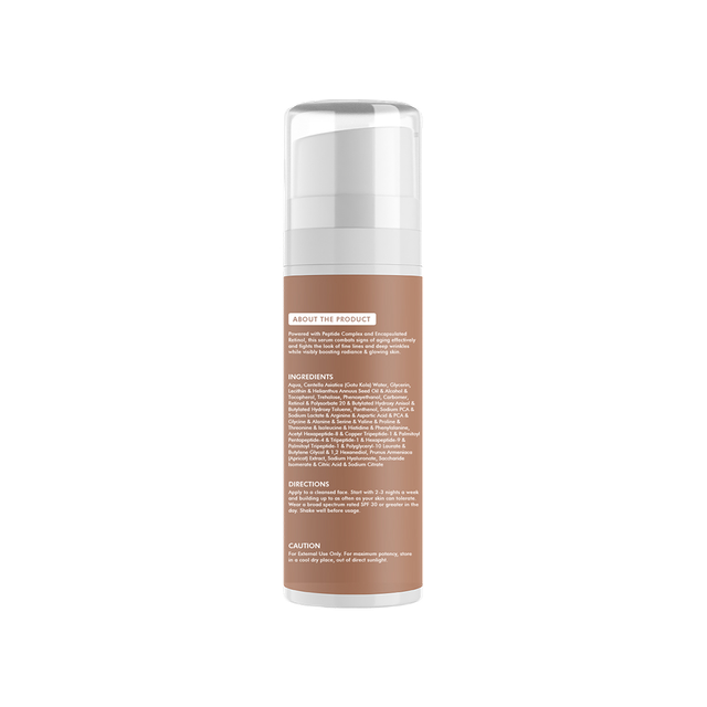 Conscious Chemist Multi Peptide & 0.2% Retinol Anti Aging Serum | Reduces Fine Lines, Wrinkles