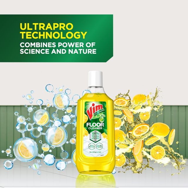 Vim Sparkling Lemon Floor Cleaner