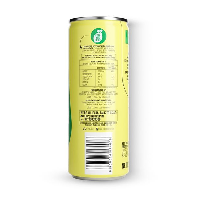 NEOPOP Lemon Squeeze Can