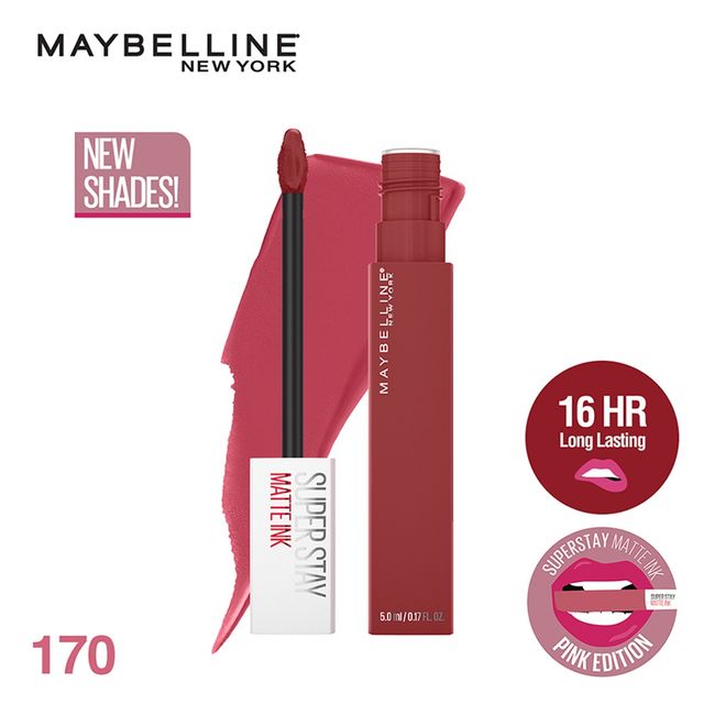 Maybelline New York Super Stay Matte Ink Liquid Lipstick X Pinks Edition - 170 Initiator
